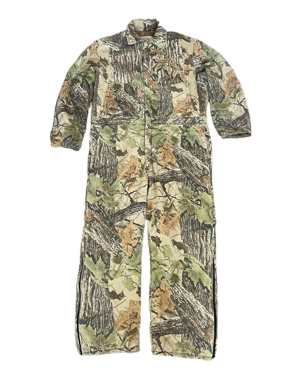 Vintage Walls Outdoors Blizzard Pruf Realtree Camo Insulated Coveralls Size XL